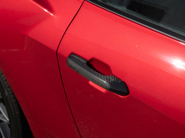 2024-UP FORD MUSTANG S650 | CARBON FIBER DOOR HANDLE COVER